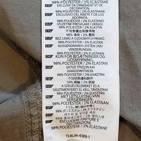 5.11 Tactical Series Button Down Shirt Mens 2XL Khaki LS Pockets Utility - Picture 10 of 12